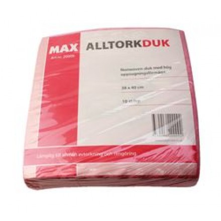 Alltorkduk Max Rosa 10-pack Alltorkduk Max Rosa 10-pack