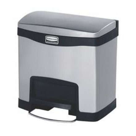 Slim Jim Metal Step On Black 15L FS Slim Jim Metal Step On Black 15L FS