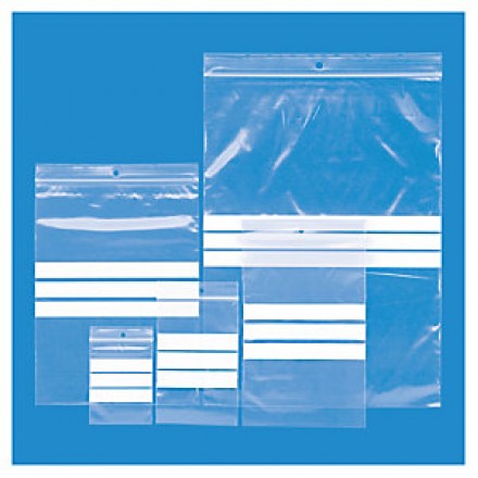 Blixtlåspåse med skrivfält  Blixtlåspåse med skrivfält