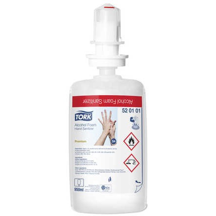 Tork Hand Sanitizer Alkohol Skum S4 950 ml Tork Hand Sanitizer Alkohol Skum S4 950 ml