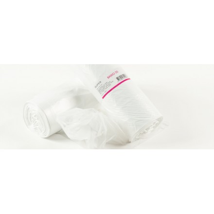 Avfallspåsar Super Basko Vit HDPE 35 liter Avfallspåsar Super Basko Vit HDPE 35 liter