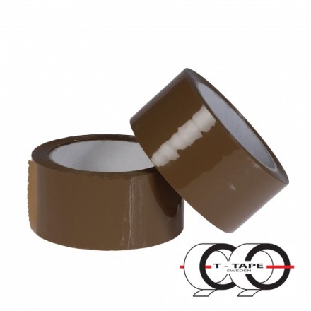 Packtejp 217 Low Noise PP Akryl 25my Brun 50mm x 66m Packtejp 217 Low Noise PP Akryl 25my Brun 50mm x 66m