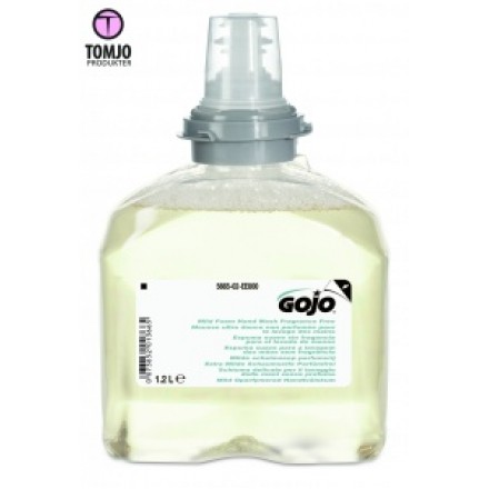GOJO TFX Mild Oparfymerad Skumtvål 1200ml GOJO TFX Mild Oparfymerad Skumtvål 1200ml