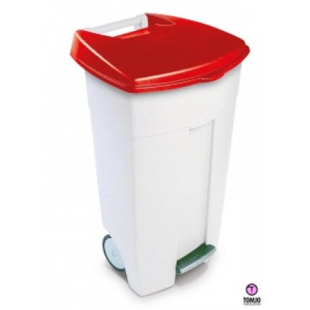 ECO Step-On Bin 106 liter Röd ECO Step-On Bin 106 liter Röd