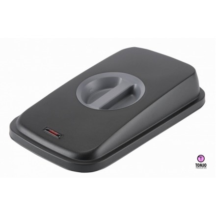 Vileda Geo Återvinningssystem Grå/svart lock stängt