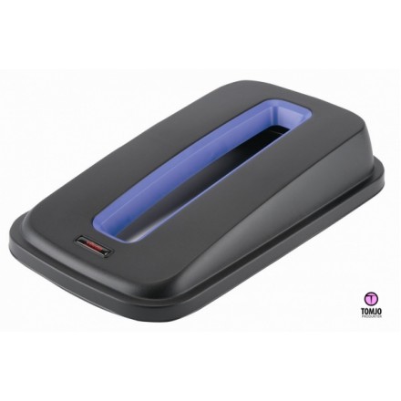 Vileda Geo Återvinningssystem Svart/blå lock för papper