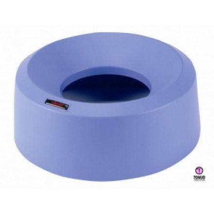 Vileda Iris Återvinningssystem Blå lock stor rund öppning 50 liter