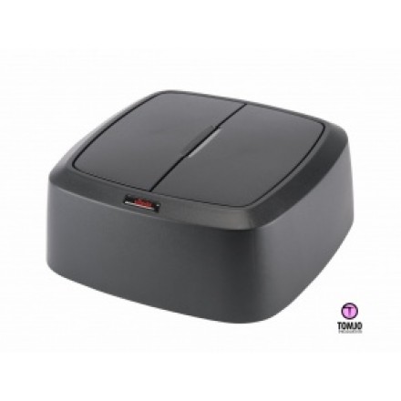 Vileda Iris Återvinningssystem Svart tipplock 60 liter