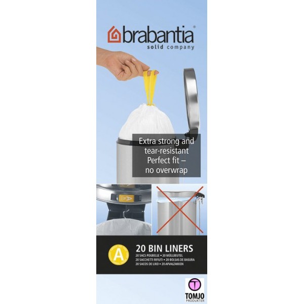 Avfallspåsar Brabantia 3 liter