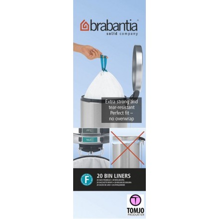 Avfallspåsar Brabantia Slimline 20 liter Avfallspåsar Brabantia Slimline 20 liter