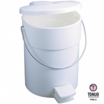 Pedalhink Step-On Rund Vit 17 liter Pedalhink Step-On Rund Vit 17 liter