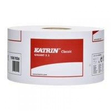 Toalettpapper Katrin Classic Gigant S 1-lags vit 265m Toalettpapper Katrin Classic Gigant S 1-lags vit 265m