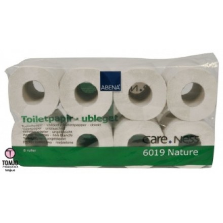 Toalettpapper Careness Natur Oblekt 2-lags 31,25m/rulle Toalettpapper Careness Natur Oblekt 2-lags 31,25m/rulle