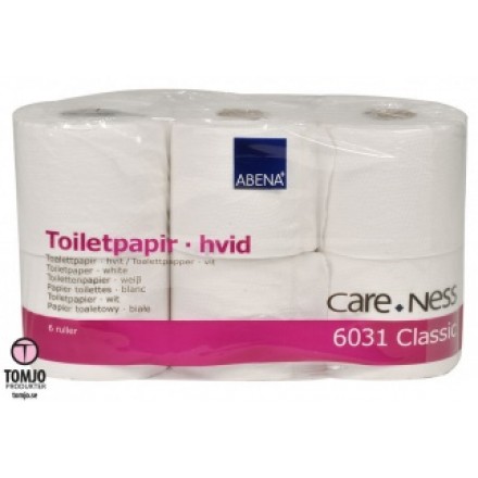 Toalettpapper Careness Classic Vit 2-lag 50m/rulle Toalettpapper Careness Classic Vit 2-lag 50m/rulle