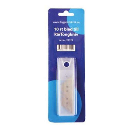 Blad till kartongkniv 10-pack Blad till kartongkniv 10-pack