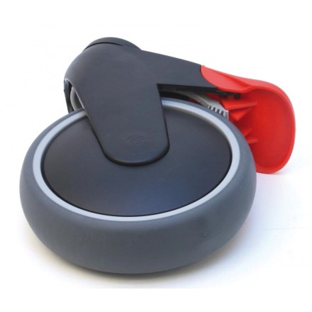 Hjul 125 mm Tango G2 Svart/ Röd broms