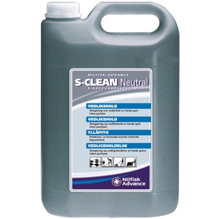 S-Clean Neutral 5L Utan parym Rengöring S-Clean Neutral 5L Utan parym Rengöring