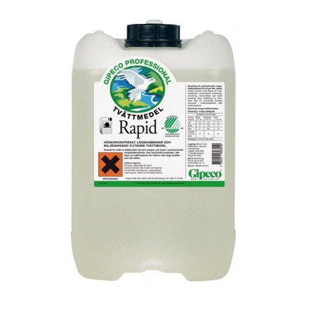 Rapid Flytande tvättmedel 10L Gipeco