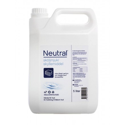 Neutral Sköljmedel 5L Oparfymerad Neutral Sköljmedel 5L Oparfymerad