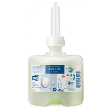 Tork Premium Hair & Body Tvål S2 475ml Tork Premium Hair & Body Tvål S2 475ml