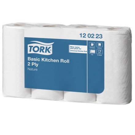 Köksrulle Tork Basic 4-pack 2-lag 26m Köksrulle Tork Basic 4-pack 2-lag 26m