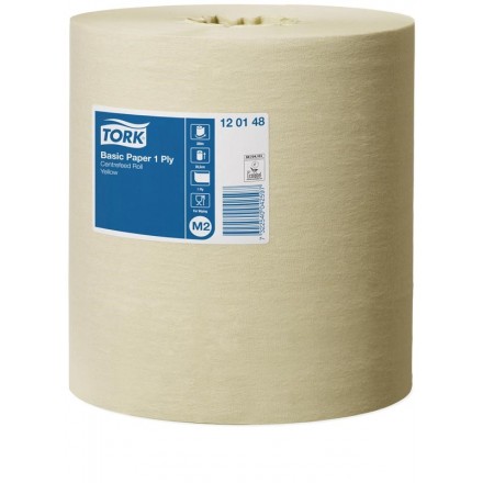 Tork Basic Papper Gul 1-lag Retur C-mat M2 Tork Basic Papper Gul 1-lag Retur C-mat M2