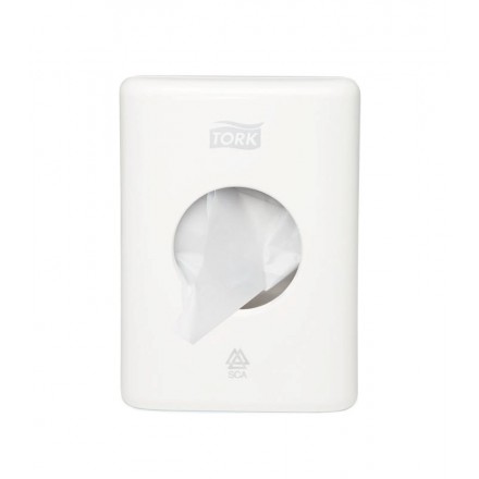 Tork Sanitetspåshållare Plast B5 Vit