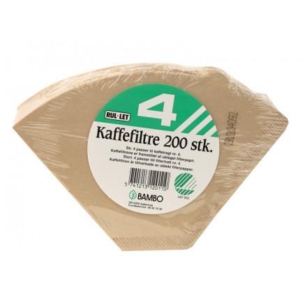 Kaffefilter 1x4 200st  12fpr/krt