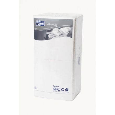 Servett Tork Adv. 33x33cm Vit 250st Servett Tork Adv. 33x33cm Vit 250st