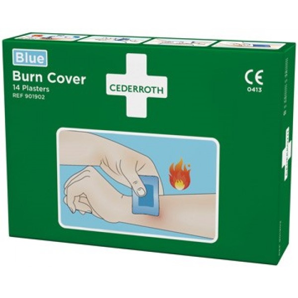 Burn Cover Blue Hydrogelplåster för brännsår Cederroth