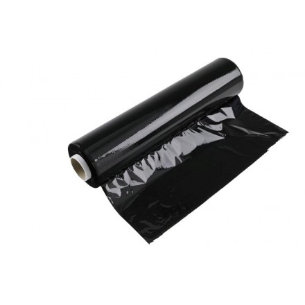 Sträckfilm Svart 45cm x 300mtr 20my 6rl/krt Sträckfilm Svart 45cm x 300mtr 20my 6rl/krt
