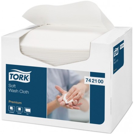Tork Premium Tvättlapp mjuk 30x19 (Softwash) 1-lag