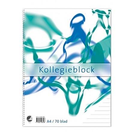 Kollegieblock Linjerat A4