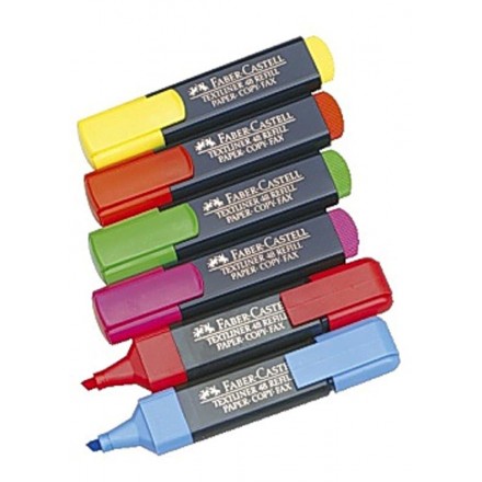 Överstrykningspennor set med 4 färger