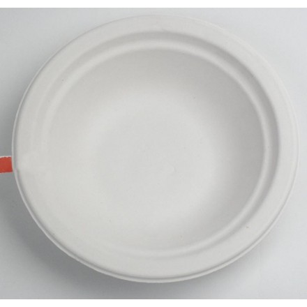 Papperstallrik vit djup 18cm 50st/frp