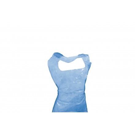 Förkläde Blå LDPE 800x1450mm 25my 100st/fp Förkläde Blå LDPE 800x1450mm 25my 100st/fp