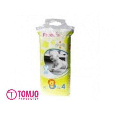 Barnblöja Bébécash Freelife Maxi 7-18kg Nr 4