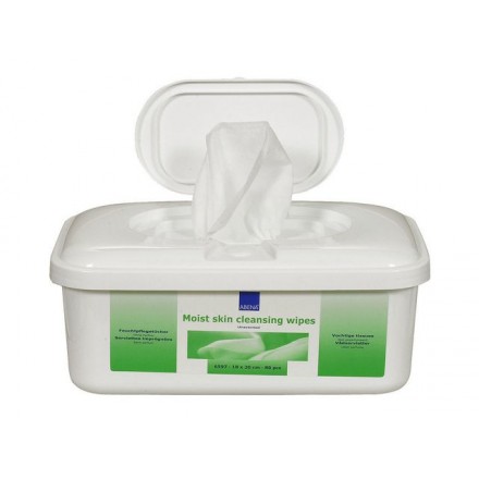 Våtservett oparfymerad m. dispenser, 16fp/krt.