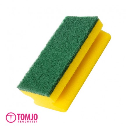 Rengöringssvamp med grepp 7,5x15cm